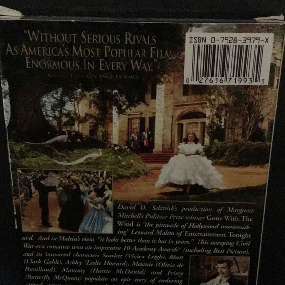 Gone with the wind on 2 VHS Tapes - Picture 3 of 6